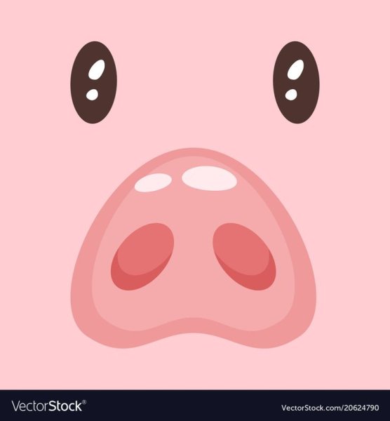 Значок свиньи