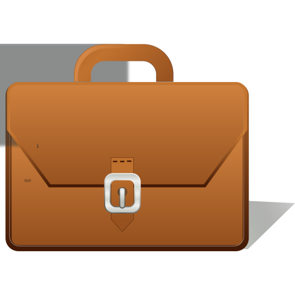 Значок папки портфель