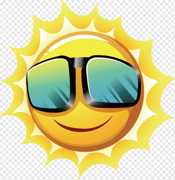 Смайлик солнце в очках