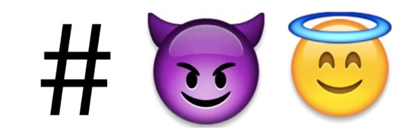 Злой и добрый смайлик