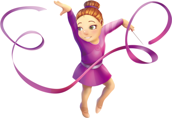 Мультяшные гимнастки