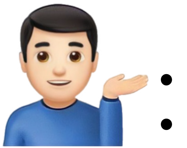 Смайлик молодой человек