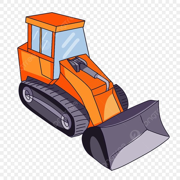 Оранжевый бульдозер