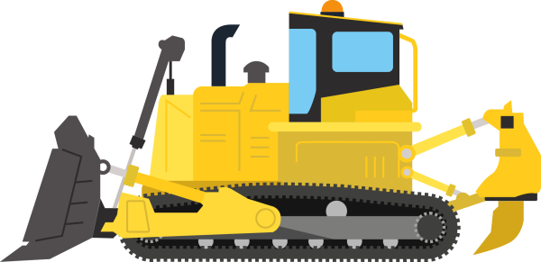 Мультяшная строительная техника