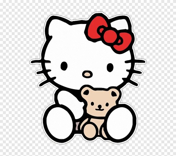 Hello Kitty с мишкой