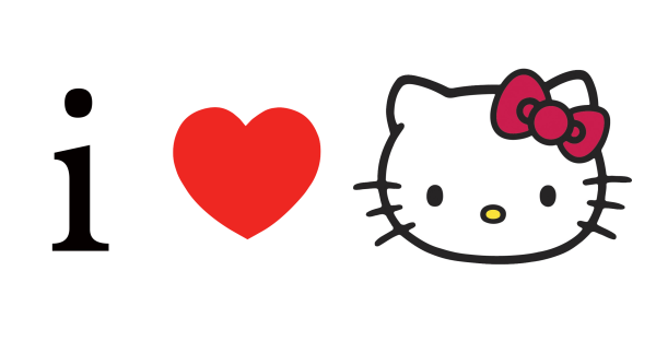 Hello Kitty с сердечком