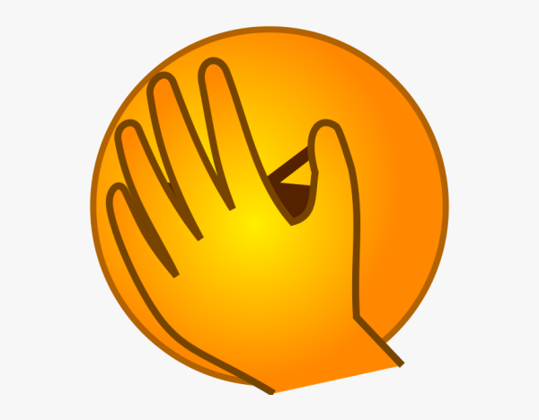 Смайл рука голова