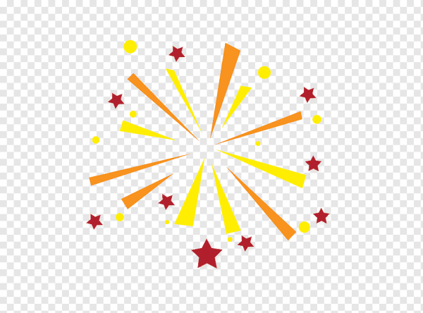 Фейерверк из звездочек