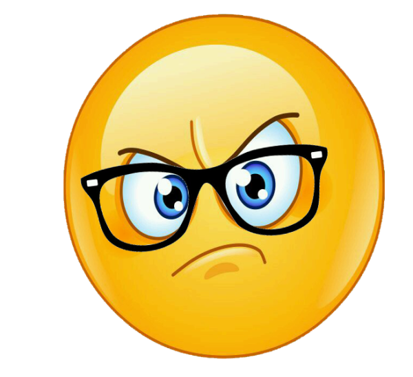 Недовольный смайлик