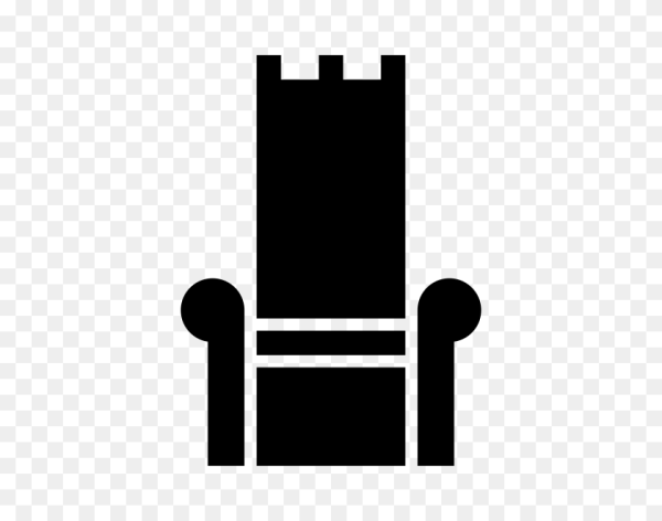 Трон силуэт