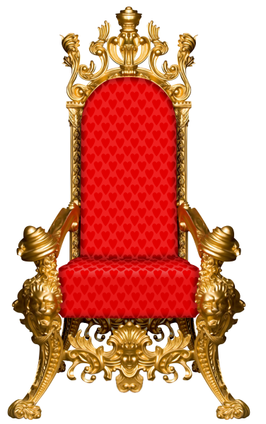 Королевский трон золотой