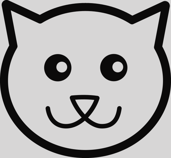 Морда кота рисунок