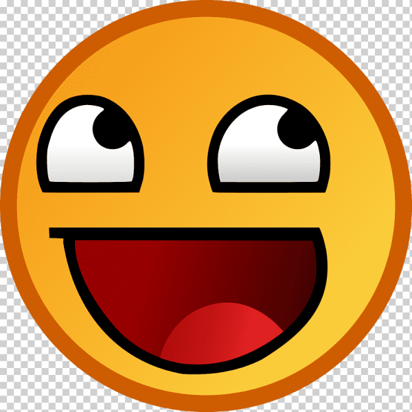 Смайл с открытым ртом