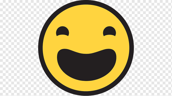 Улыбающийся смайлик с открытым ртом