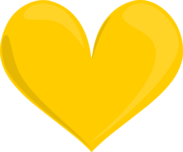 Жёлтое сердце смайлик