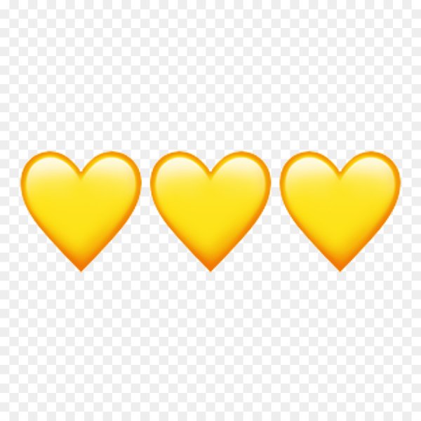 Сердечки (желтые)