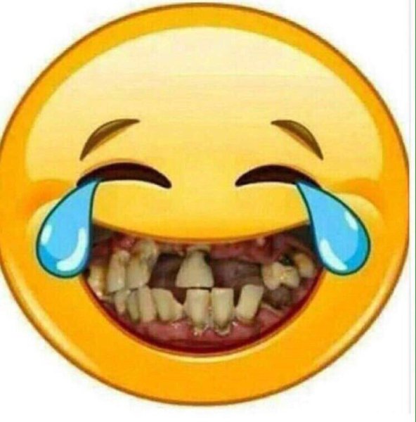 Смайлик без зубов