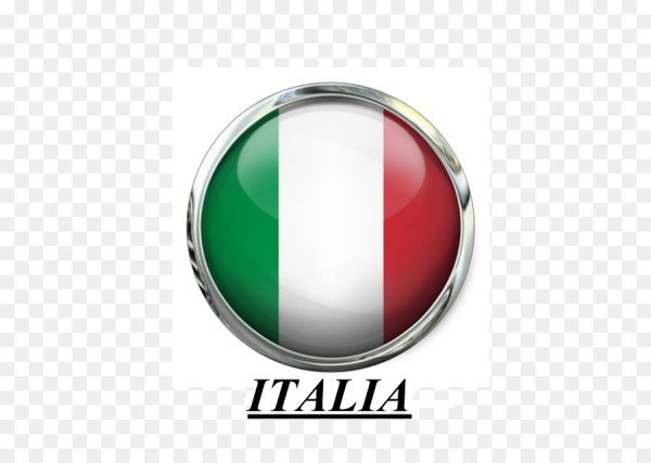 Итальянский флаг в круге