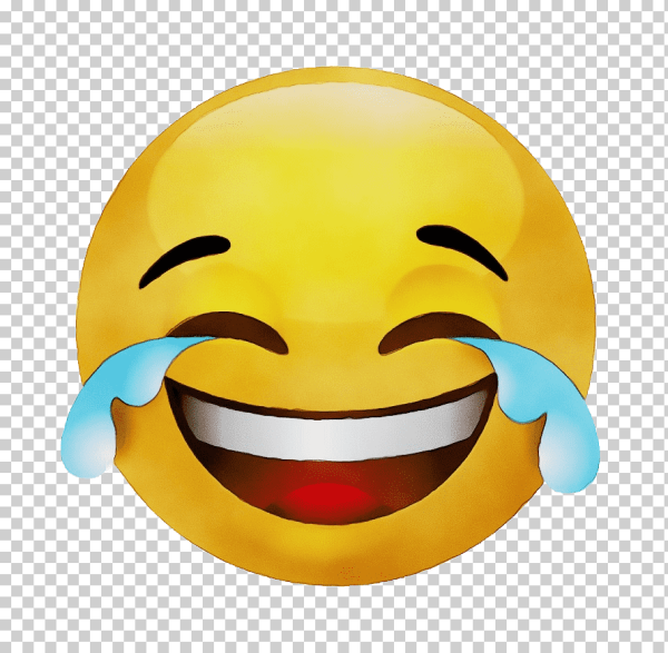 Смеющийся смайлик со слезами