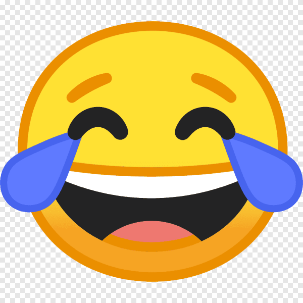 Смеющийся смайлик со слезами