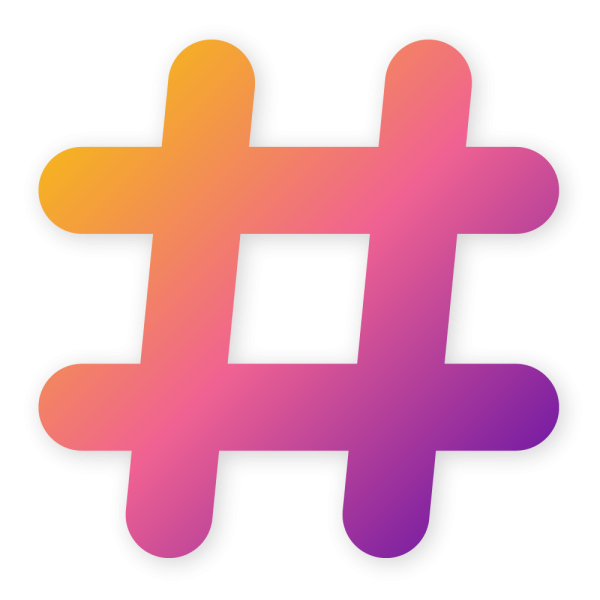 Значок хэштег