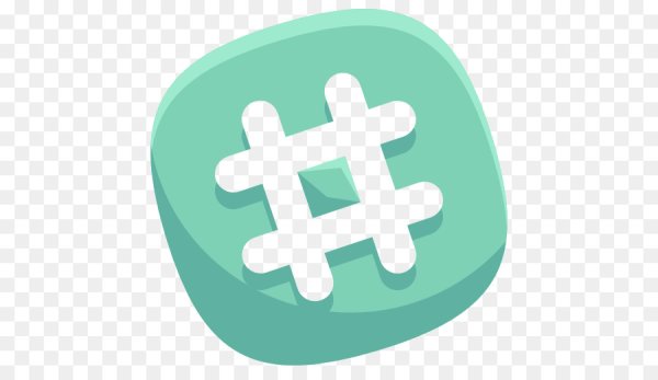 Значок хэштег вектор