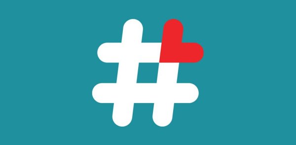 Стильный значок хэштега