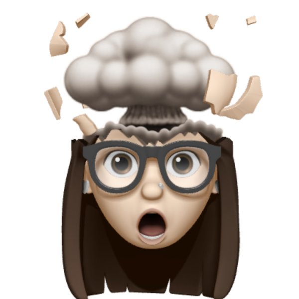 Смайлик с сердечками вокруг