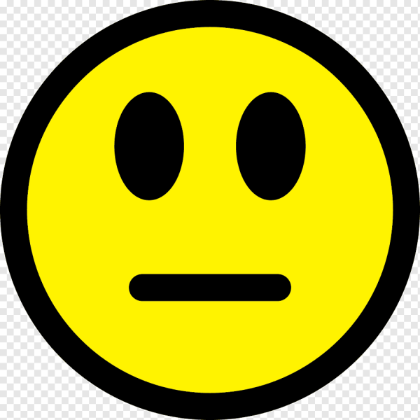 Смайл с прямым ртом