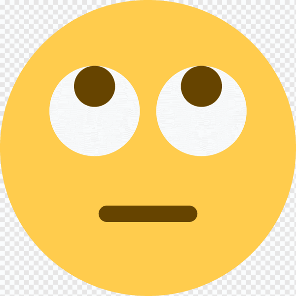 Нейтральный смайлик черно белый