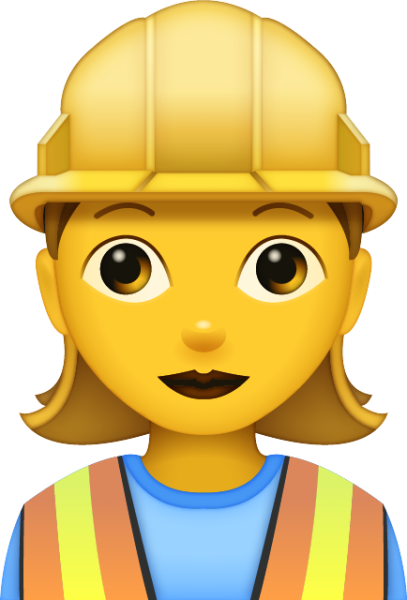 Эмодзи каска строителя