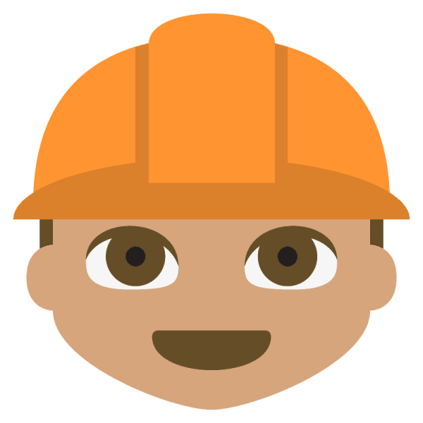 Эмодзи Строитель
