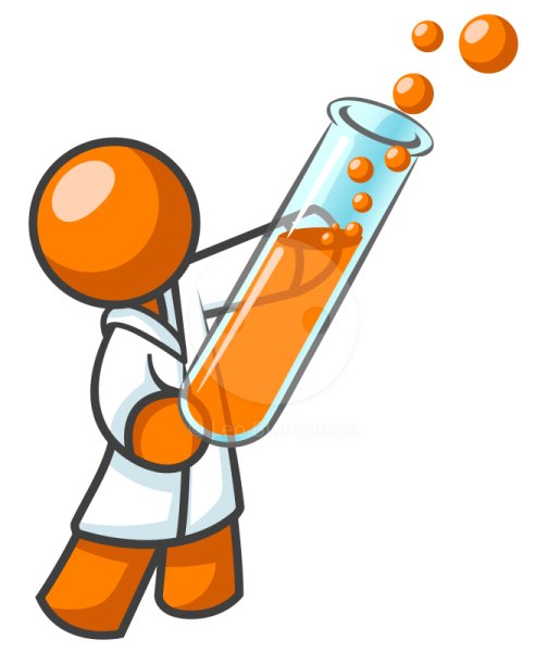 Человечек с пробиркой