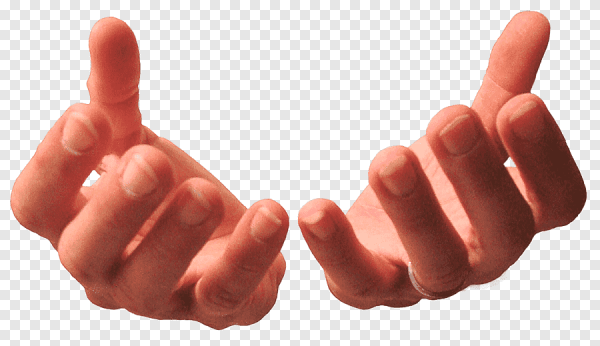 Смайлик с тянущейся рукой