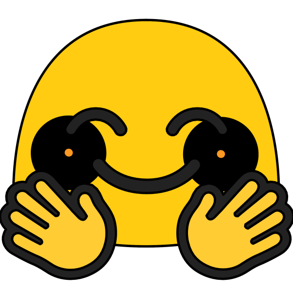 Эмодзи обнимаю