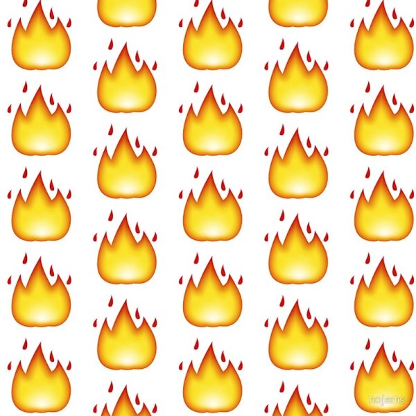 Фон смайлики огонь