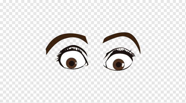 Глаза на прозрачной основе