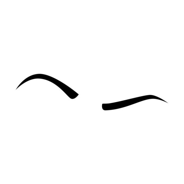 Красивые брови без фона