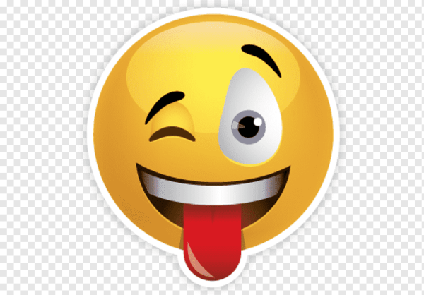 Смайлик с высунутым языком