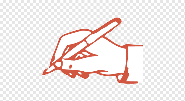 Рука пишет иконка