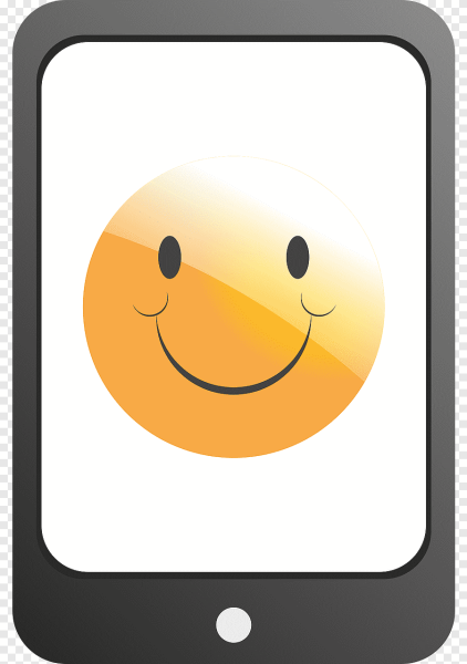 Смайлик с мобильником