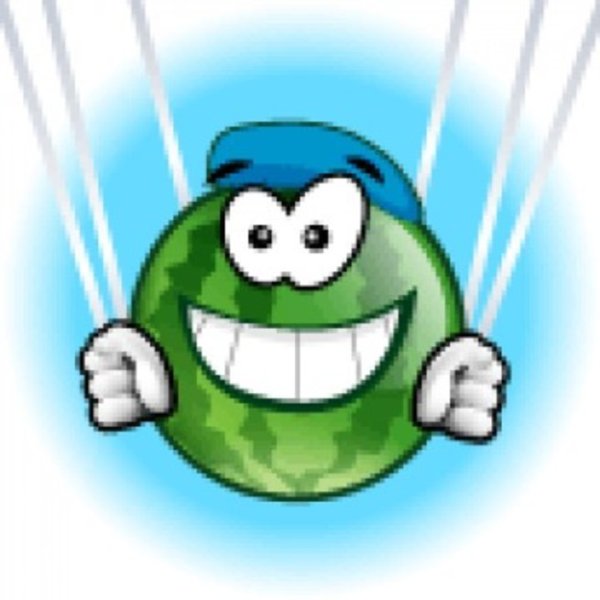 Смайлик парашютист