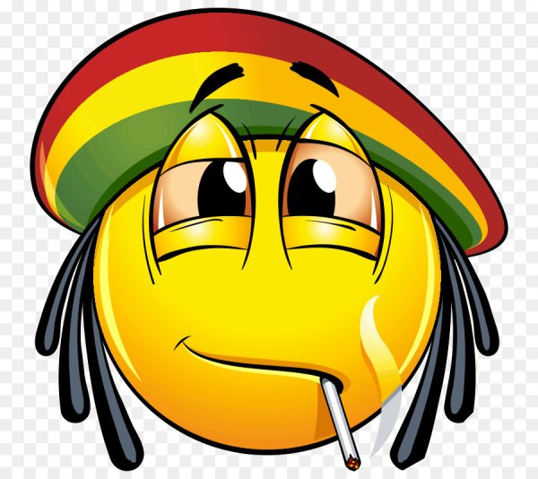 Курящий смайлик