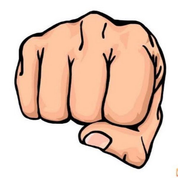 Указательный палец указывает