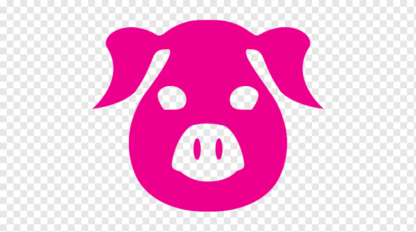 Смайлик свиньи нос