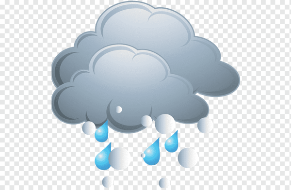 Облачко с дождем для детей