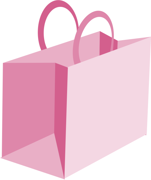 Шоппинг пакеты на прозрачном фоне