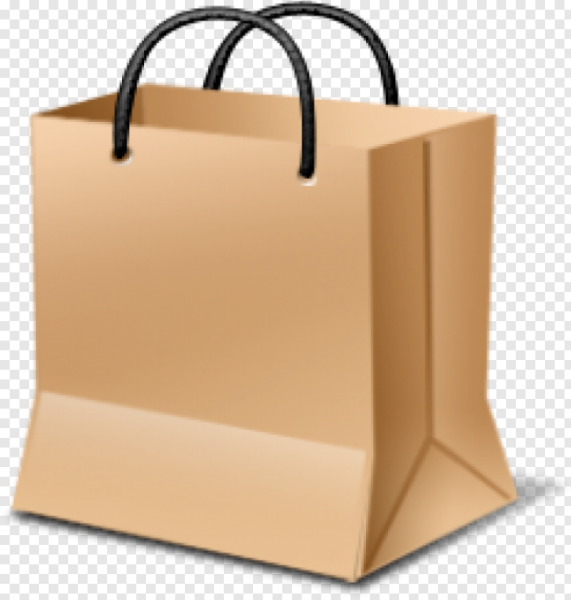 Пакет на прозрачном фоне