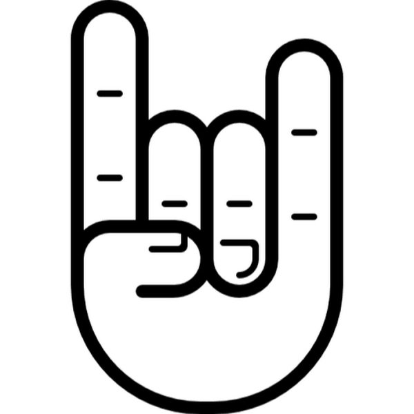 Значок хеви метал