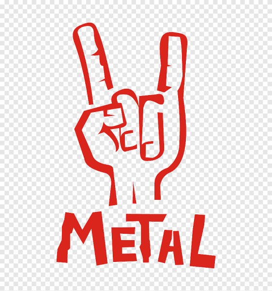 Metal надпись